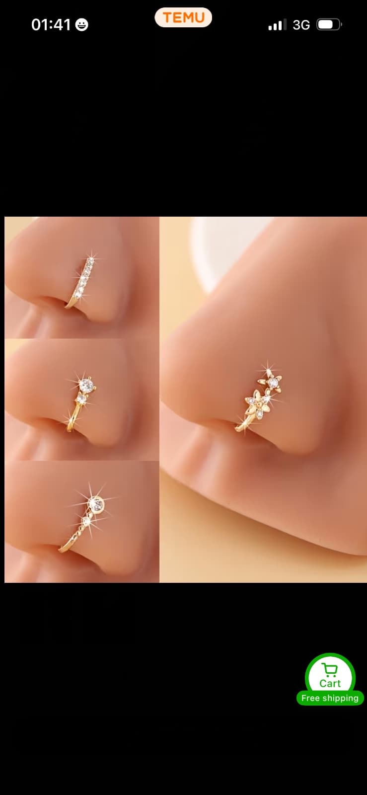 Faux piercing 