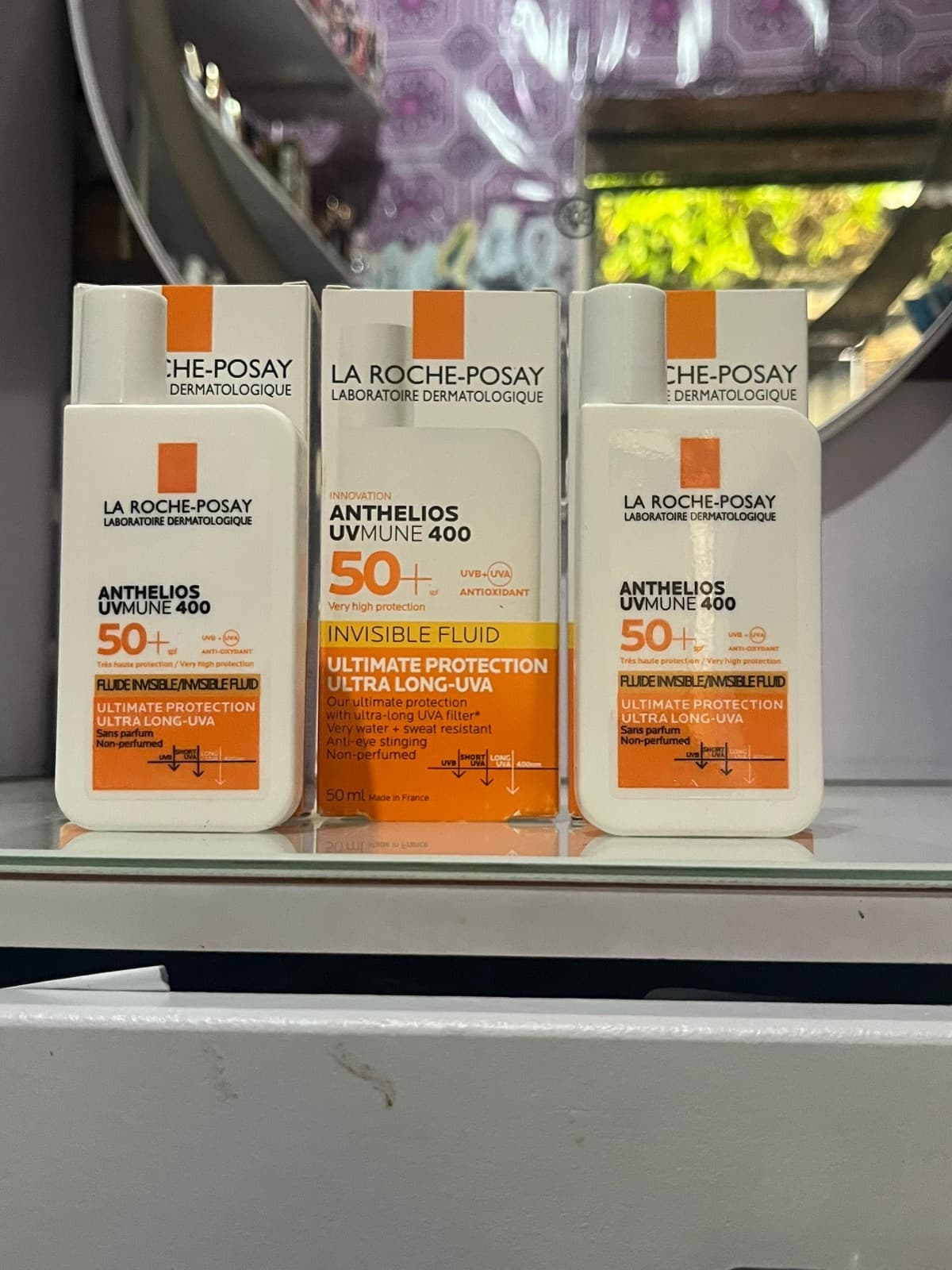 Crème solaire, La Roche posy